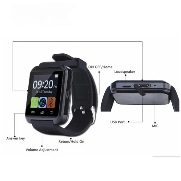 New U8 Watch Bluetooth Smart Watch Exercise Step Sleep Monitoring Gift Watch Smart Wear Factory Outlet